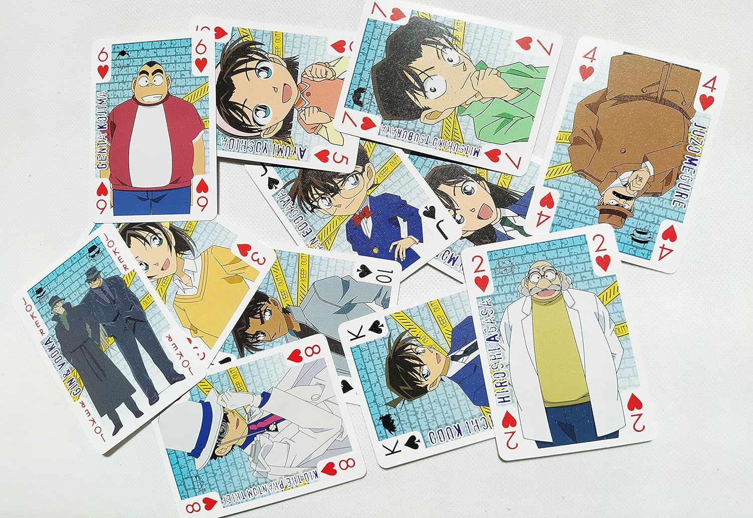 SAKAMI - Detective Conan - Case Closed - 52 Playing Cards Poker Card Game Deck Playing Cards - Original & Licensed