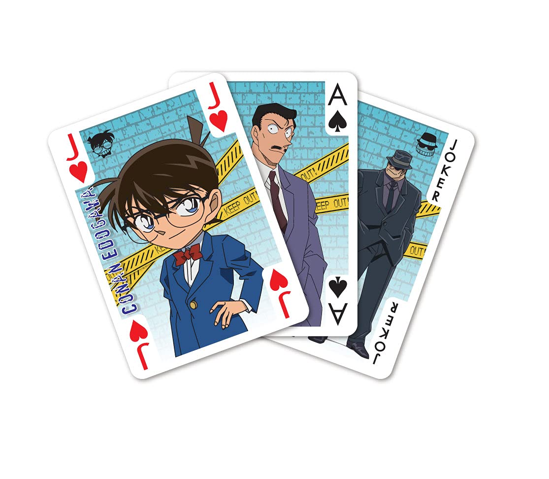 SAKAMI - Detective Conan - Case Closed - 52 Playing Cards Poker Card Game Deck Playing Cards - Original & Licensed