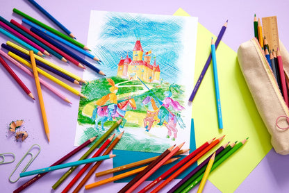 Faber-Castell Classic Colored Pencils Tin Set, 48 Vibrant Colors In Sturdy Metal Case - Premium Children's Art Products