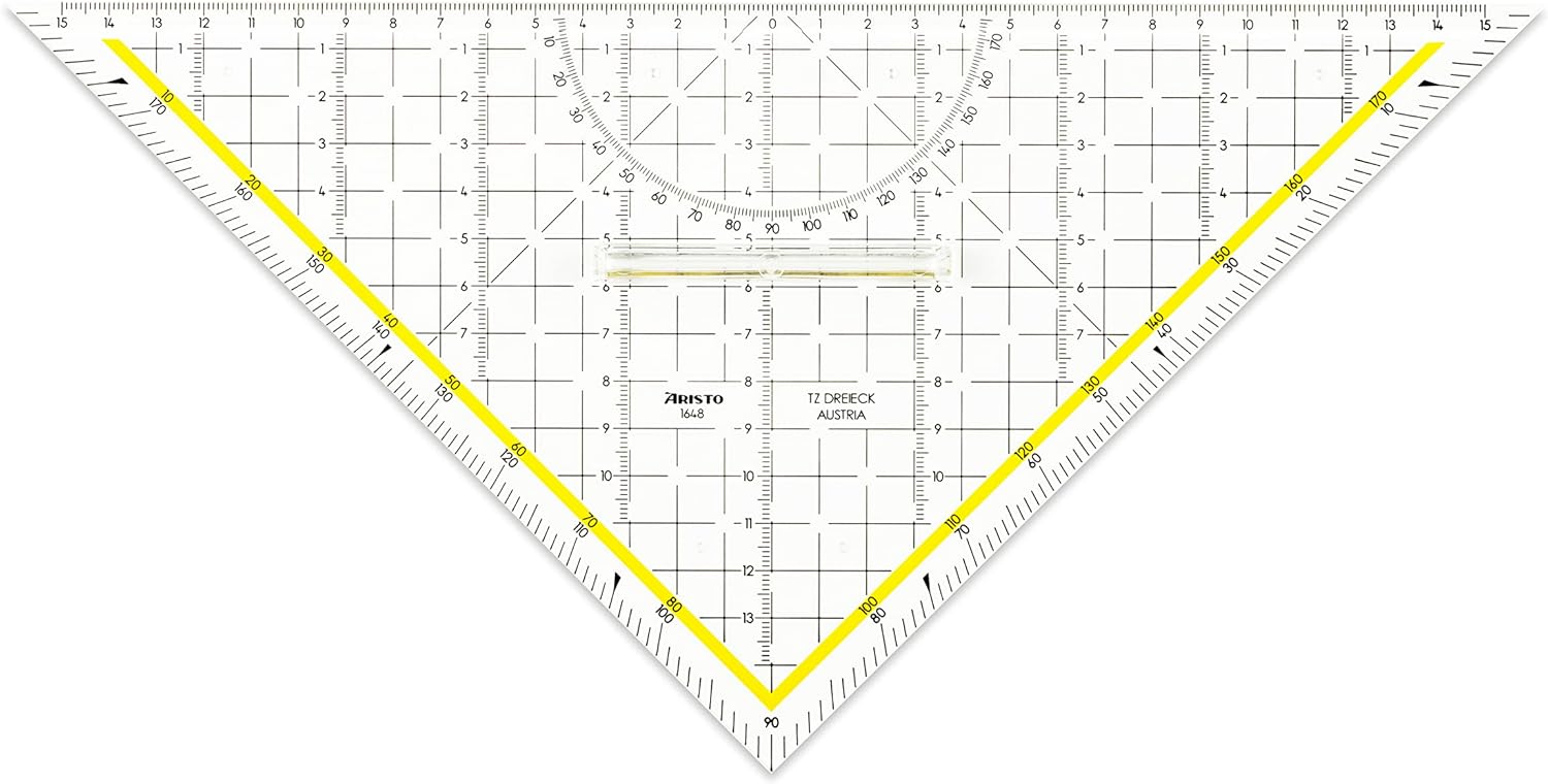 Aristo TZ-Dreieck - Set Square Plexiglass 225 mm