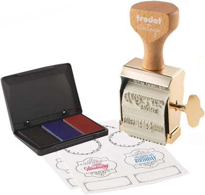 Trodat Vintage Hand Stamp Pad - Colour Combination of Stamp Special Occasions