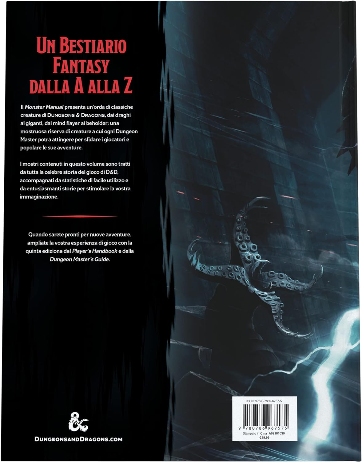 Dungeons & Dragons Manuale Dei Mostri (Regolamento Di Base – Versione Italiana