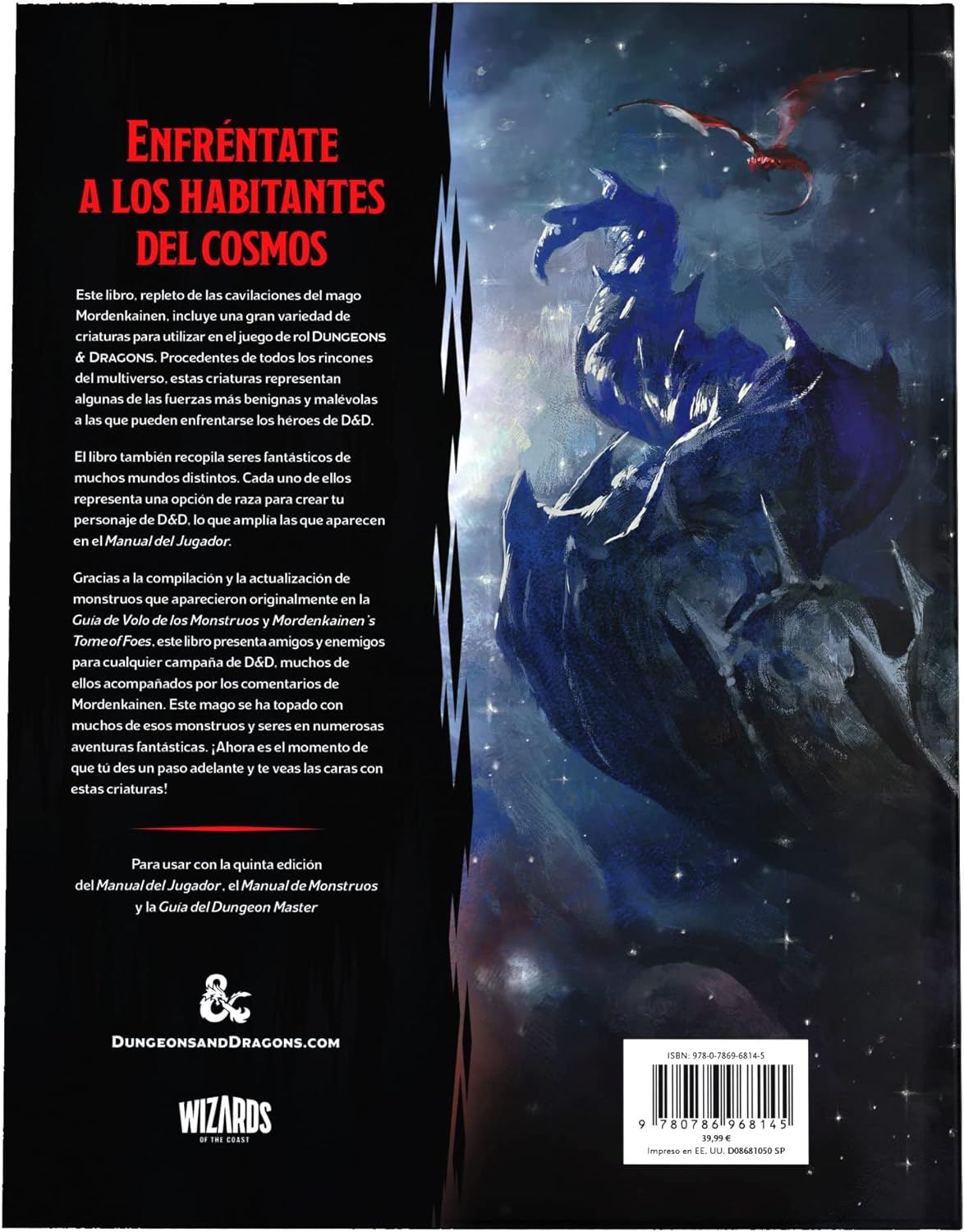 Dungeons & Dragons RPG Mordenkainen presenta: Monstruos del Multiverso *ESPAGNOL*