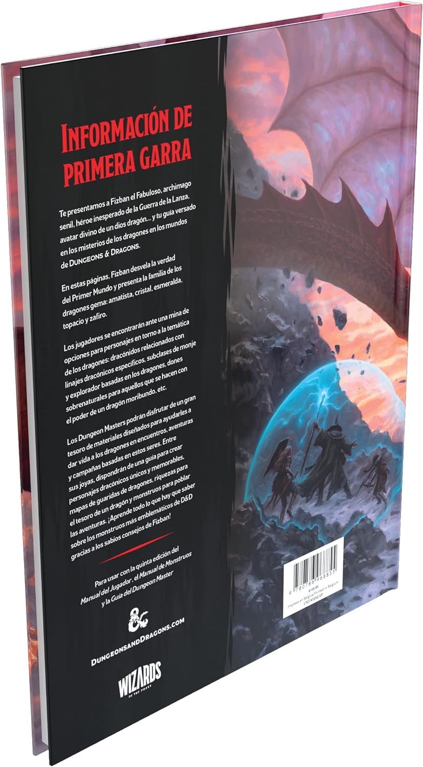 Wizards of the Coast Dungeons & Dragons RPG El Tesoro de Los Dragones de Fizban *Spanish*