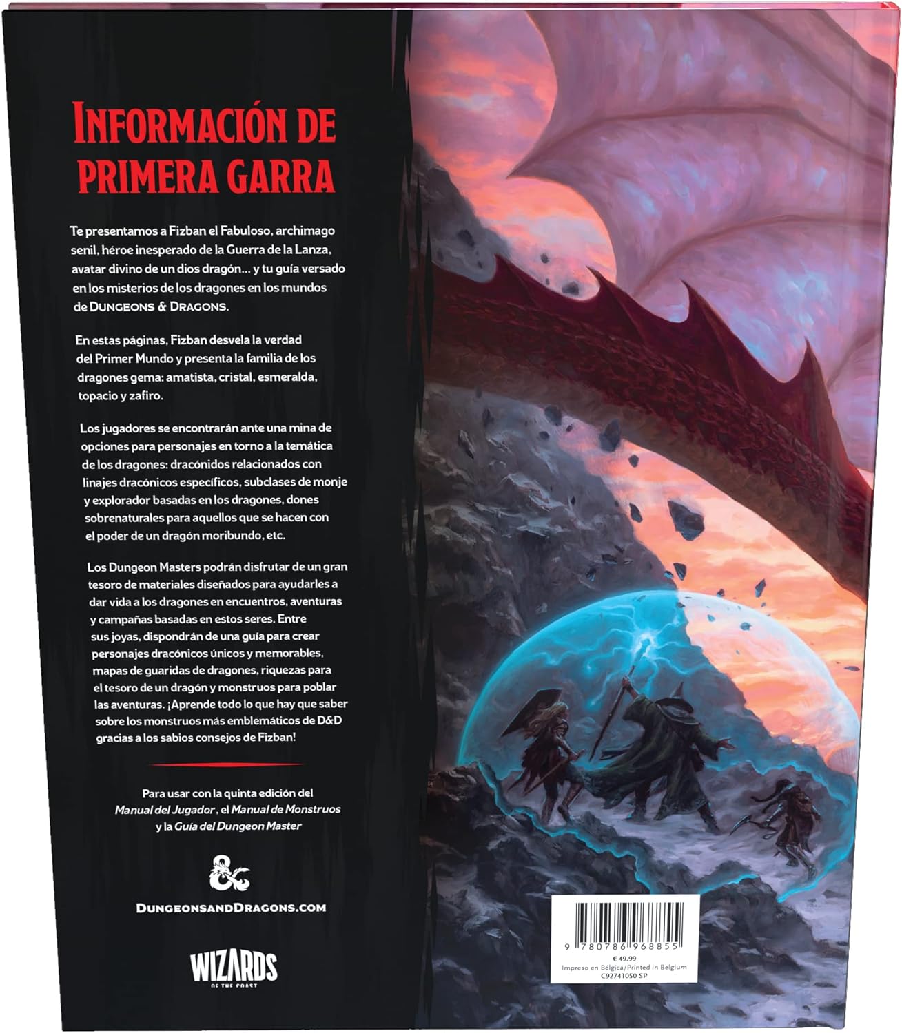 Wizards of the Coast Dungeons & Dragons RPG El Tesoro de Los Dragones de Fizban *Spanish*
