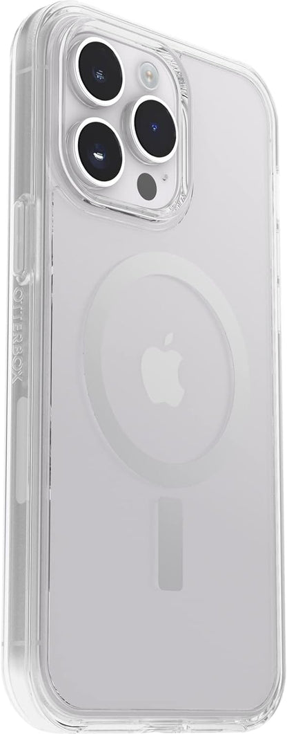 OtterBox Symmetry+ Clear Case for iPhone 14 Pro Max for MagSafe, Shockproof, Drop proof, Protective Thin Case, 3x Tested to Military Standard, Antimicrobial Protection, Clear iPhone 14 Pro Max Clear