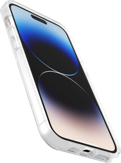 OtterBox Symmetry+ Clear Case for iPhone 14 Pro Max for MagSafe, Shockproof, Drop proof, Protective Thin Case, 3x Tested to Military Standard, Antimicrobial Protection, Clear iPhone 14 Pro Max Clear
