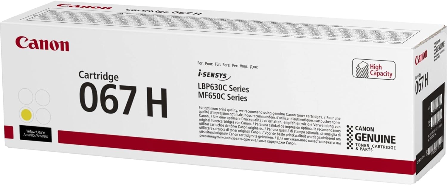 Canon Cartridge 067H Yellow Gelb (5103C002