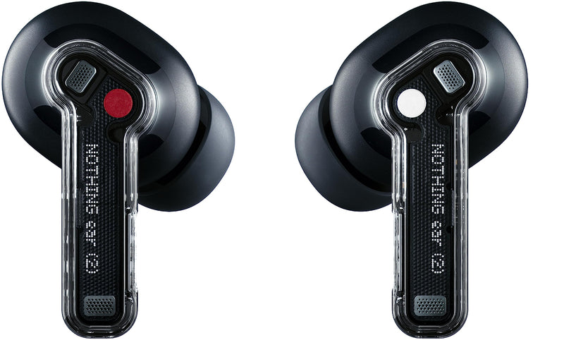 Nothing Ear (2) - Wireless Earbuds with ANC (Active Noise Cancelling), Hi-Res audio certified, Dual Connection, Powerful 11.6 mm custom driver - Black Ear (2) Black