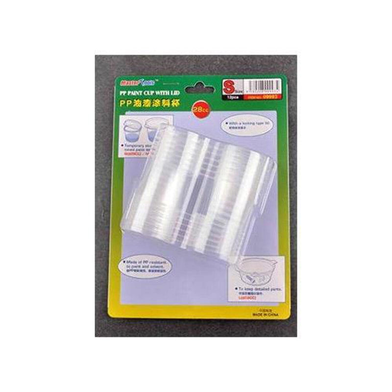 Trumpeter Master Tools 09993 Paint Container with Lid 28cc x 12 Pieces – Model Making Accessories