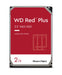 Western Digital 2TB WD Red Plus NAS Internal Hard Drive HDD - 5400 RPM, SATA 6 Gb/s, CMR, 64 MB Cache, 3.5" -WD20EFPX