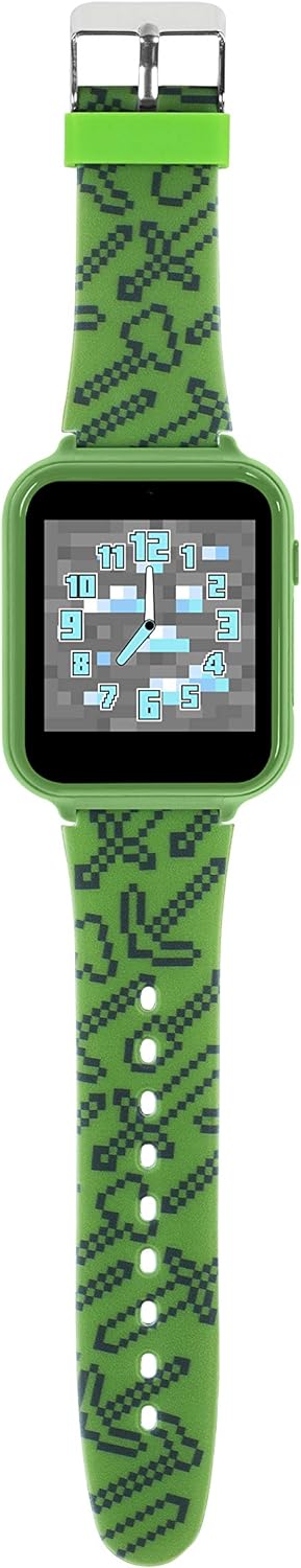 Minecraft Smartwatch mit Kamerafunktion, MIN4045ARG, grün, Riemen