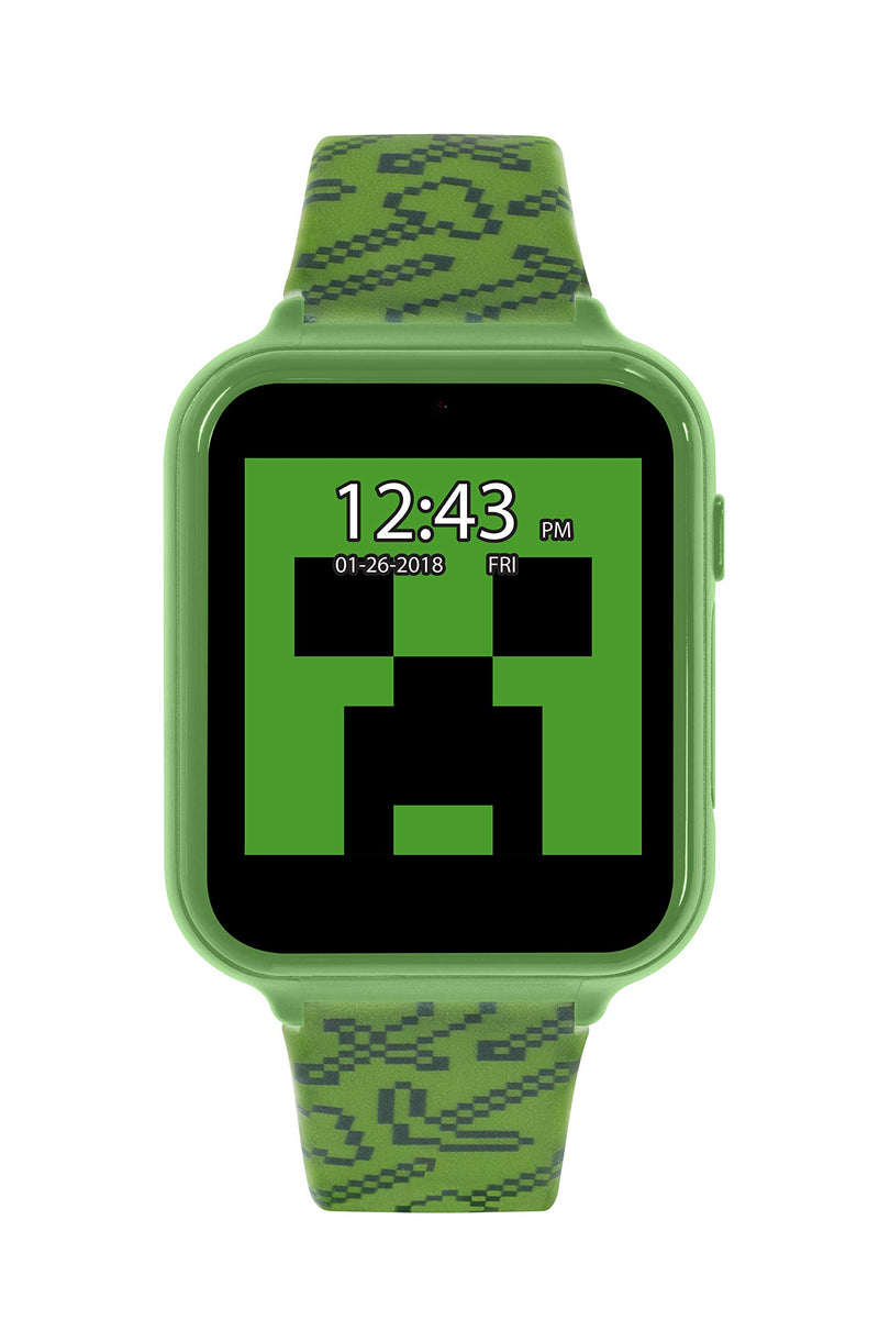 Minecraft Smartwatch mit Kamerafunktion, MIN4045ARG, grün, Riemen