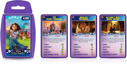 Top Trumps Disney’s Encanto Specials Card Game, play with 30 of your favourite moments with the Madrigal family, Casita Star, Antonio, Bruno and Luisa, educational gift and toy for ages 8 plus