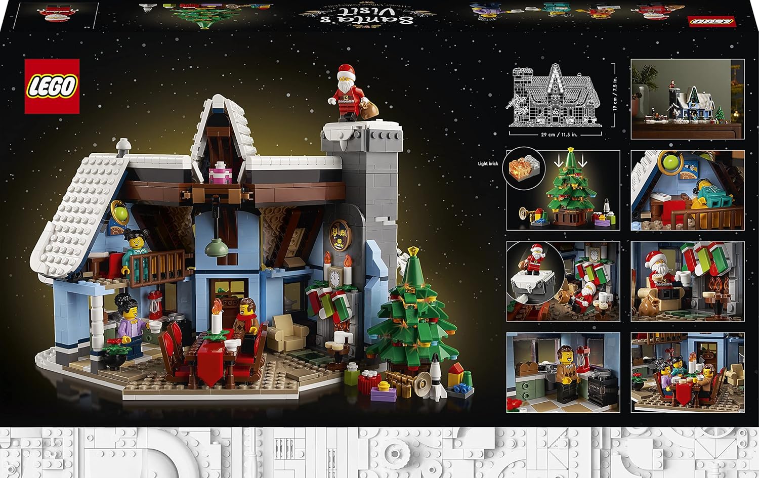 LEGO Santa Claus's La Vesita 10293, Multicolor