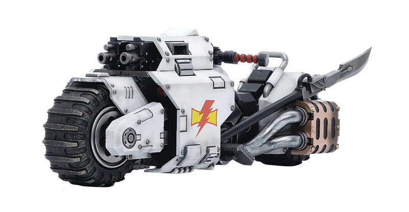 JoyToy Warhammer 40k: White Scars Raider Pattern Combat Bike 1:18 Scale Figure