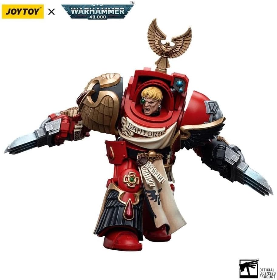Bloomage Joytoy Tech - WH 40K - Blood Angels Assault Terminators Sergeant Santoro 1/18 Af