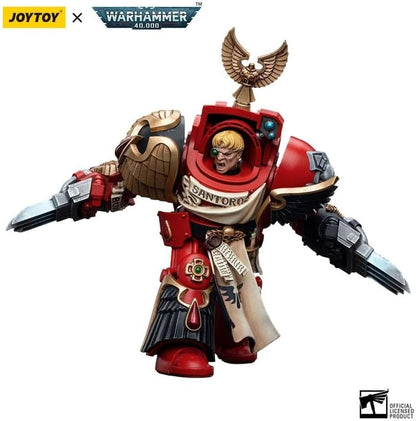 Bloomage Joytoy Tech - WH 40K - Blood Angels Assault Terminators Sergeant Santoro 1/18 Af