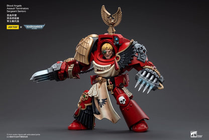 Bloomage Joytoy Tech - WH 40K - Blood Angels Assault Terminators Sergeant Santoro 1/18 Af