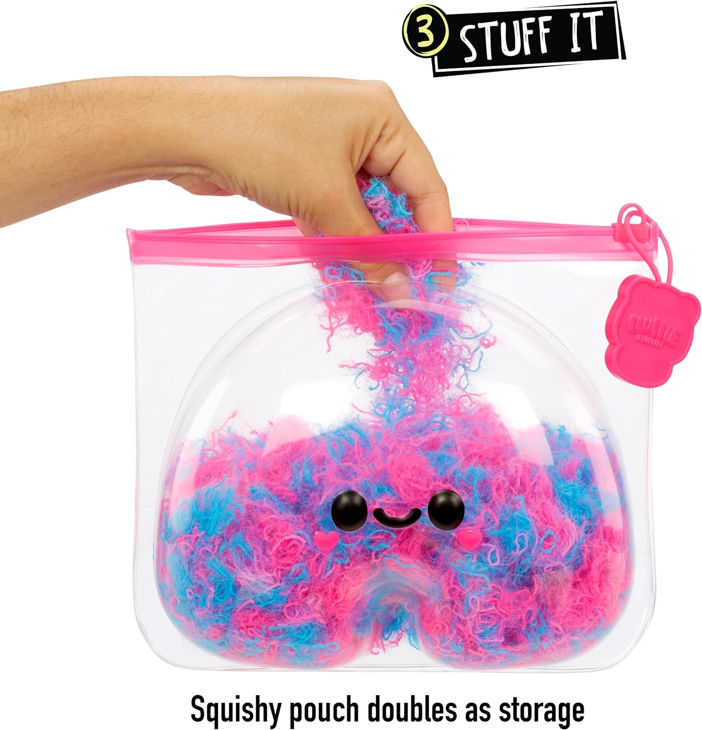 Fluffie Stuffiez Petite Peluche à Collectionner - Rainbow - Déballage Surprise avec ASMR, Fidget, DIY Rembourrage à Retirer, Peluche Ultra-Douce - Idéal pour Les Enfants de 4 Ans et Plus
