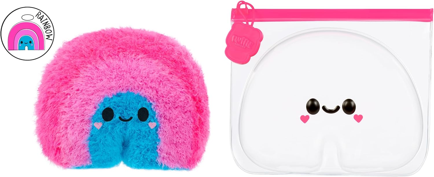 Fluffie Stuffiez Petite Peluche à Collectionner - Rainbow - Déballage Surprise avec ASMR, Fidget, DIY Rembourrage à Retirer, Peluche Ultra-Douce - Idéal pour Les Enfants de 4 Ans et Plus