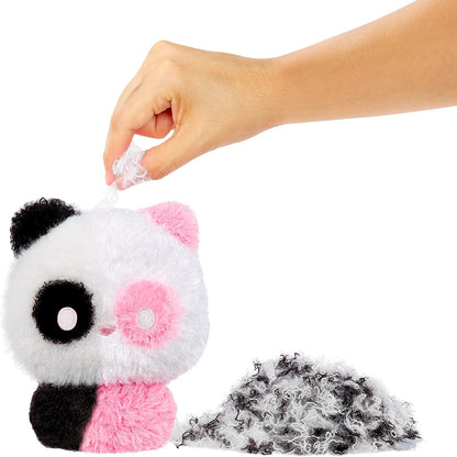 Fluffie Stuffiez Small Collectible Plush - PANDA - Suprise Reveal Unboxing with ASMR Fidget DIY Fur Pulling, Ultrasoft Fluff - Great for Kids Ages 4+