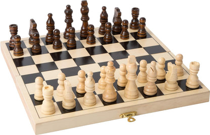 Legler Folding Chess Wooden Games Set travel chess