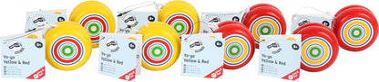 Small Foot 2935 Yo Yellow & Red Wooden Playing Classic for Motor Skill 8 Pieces for Large and Small Toys JoJo