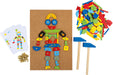 Small Foot 3944 Little Game Made of Cork, incl. 2 Hammers, 100 pins & 126 Colourful Wood Pieces, for Creative Fun, Ages 6 Play, Multicolor