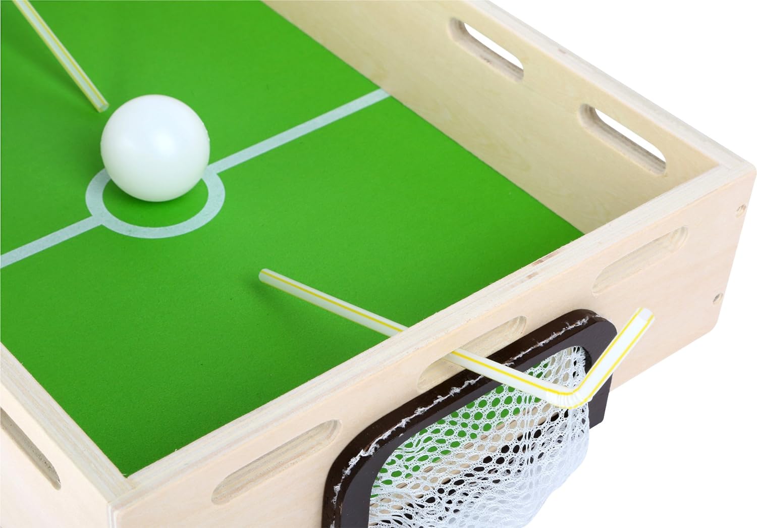 small foot 6409 Wooden box game Breath Football, skill and endurance game for young and old, from 3 years on