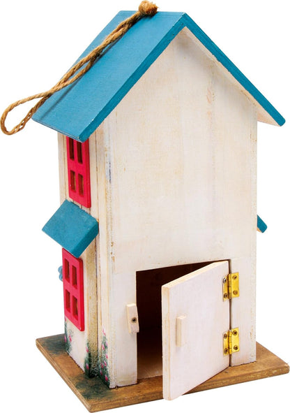 Small Foot Company 6587 Garden Decorative Birdhouse Villa Kunterbunt, Set of 2