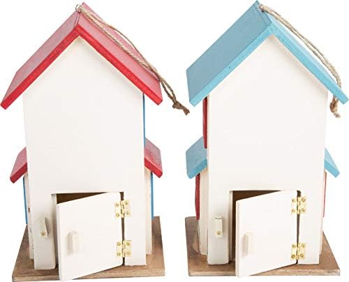 Small Foot Company 6587 Garden Decorative Birdhouse Villa Kunterbunt, Set of 2