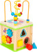 small foot 10074 Motoric cube pretty bugs, incl. form games, learning clock, gear wheels and motoric loops, from 2 years