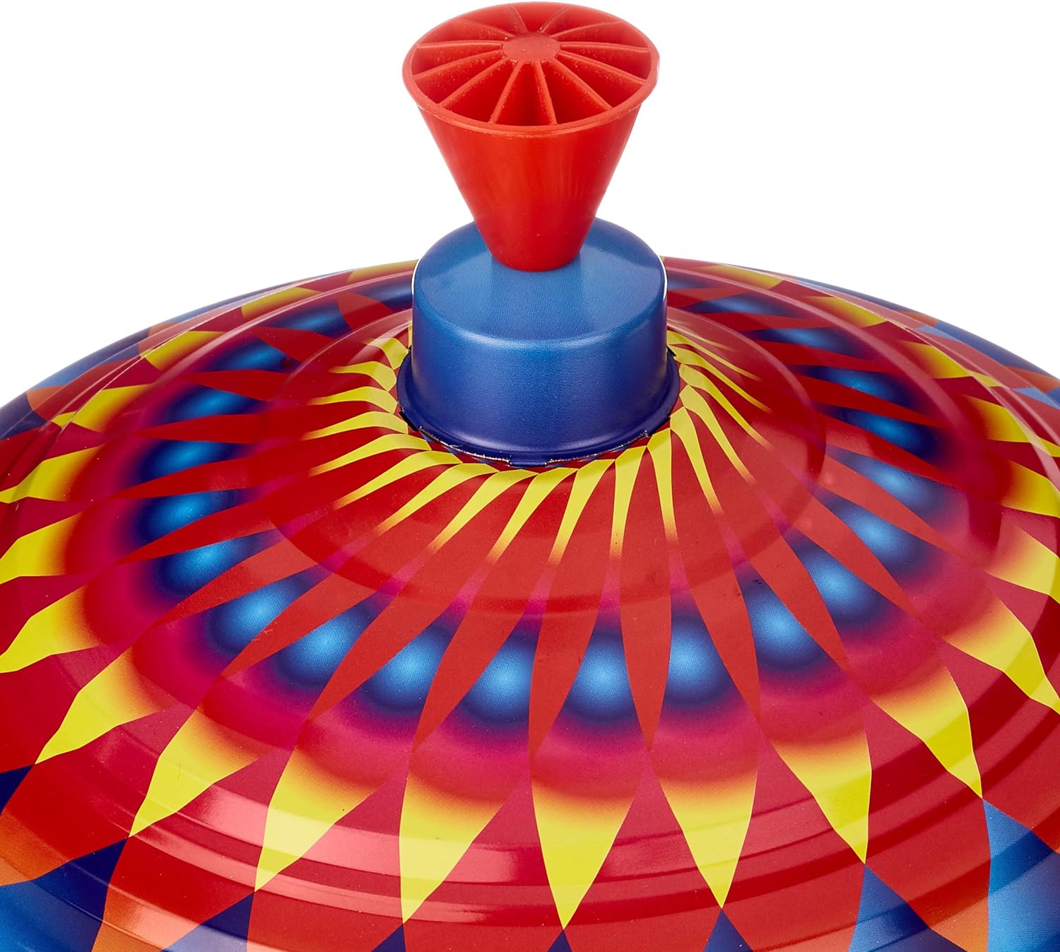 Small Foot Brummkreisel Kunterbunt, schult die Feinmotorik, mit Standfuß aus Gummi, für Kinder ab 12 Monaten, Tier 10298, Mehrfarbig, 1 Stück (1er Pack