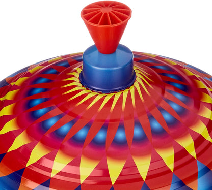 Small Foot Brummkreisel Kunterbunt, schult die Feinmotorik, mit Standfuß aus Gummi, für Kinder ab 12 Monaten, Tier 10298, Mehrfarbig, 1 Stück (1er Pack