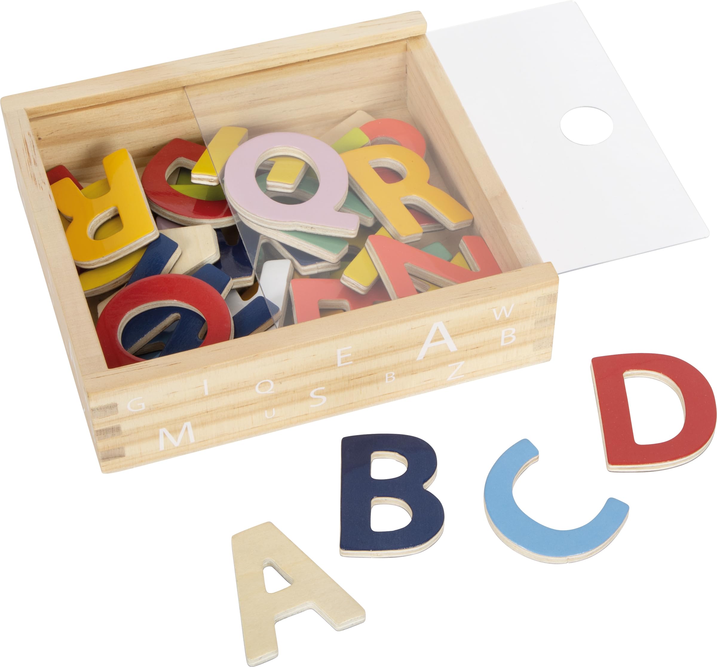 Small Foot 10732 Magnetic Letter In A Wooden Box Magnetic letters