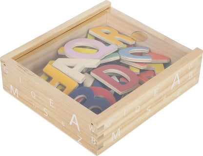 Small Foot 10732 Magnetic Letter In A Wooden Box Magnetic letters