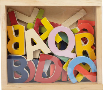 Small Foot 10732 Magnetic Letter In A Wooden Box Magnetic letters