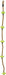 small foot 10877 Climbing rope for playground, weatherproof material, with safety hook and treads, from 3 years on