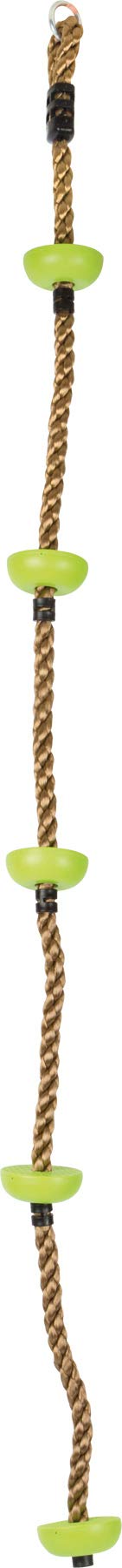 small foot 10877 Climbing rope for playground, weatherproof material, with safety hook and treads, from 3 years on