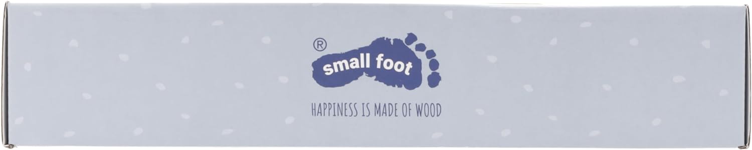 small foot 11161 Wooden shopping trolley, accessory for shop and role play, from 3 years old