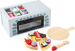 small foot Pizza-Ofen aus Holz, ideal für Kinderküchen, mit Pizza, Pizzateller und Pizzaschneider, ab 3 Jahren, 11204
