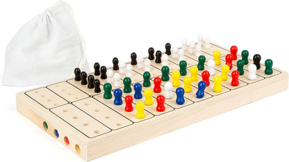 Small Foot- Código Secreto del Juego de lógica, diversión de Rompecabezas para 2 Personas, con práctica Bolsa de Tela para Guardar Juguetes, Multicolor (11364