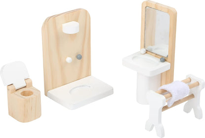 Small Foot - Small Foot - Houten Poppenhuis Meubeltjes Complete Set 28dl