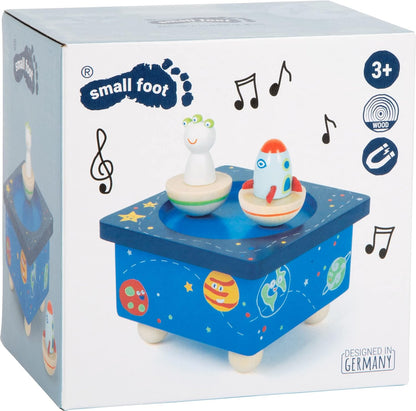Small Foot 11449 1149 Box Space, Made of Wood, with Magnet Function and Music Toys, Multicolored Music box
