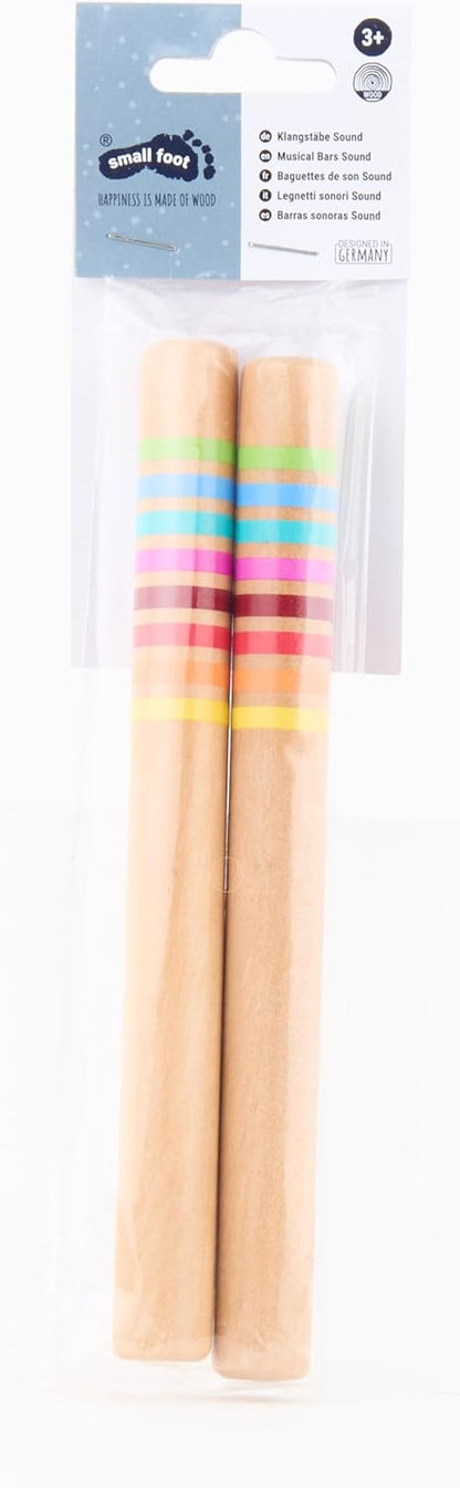 Small Foot 11496 Tiles, Made of Wood, Musical Instrument for Children, Product Group Sound Toys, Multicolored