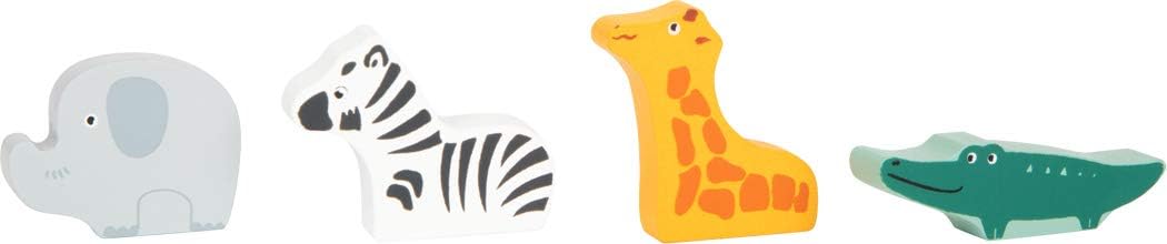 small foot 11697 Ludo Safari, Made of FSC 100%-Certified Wood, Parlour Game for The Whole Family, for Ages 4+ Years