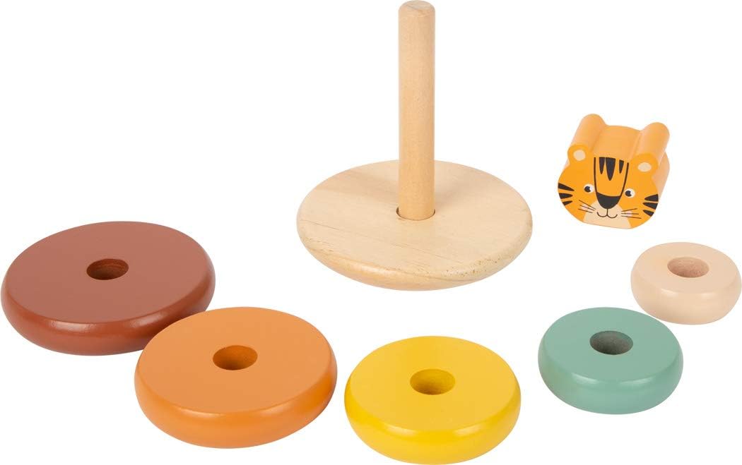 Small Foot 11706 Animals Toys, Multi-Coloured, Height: Approx. 14 cm Ø Approx. 9 cm