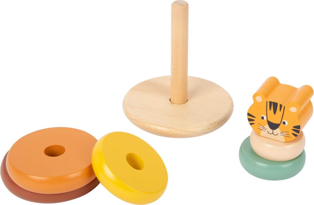 Small Foot 11706 Animals Toys, Multi-Coloured, Height: Approx. 14 cm Ø Approx. 9 cm