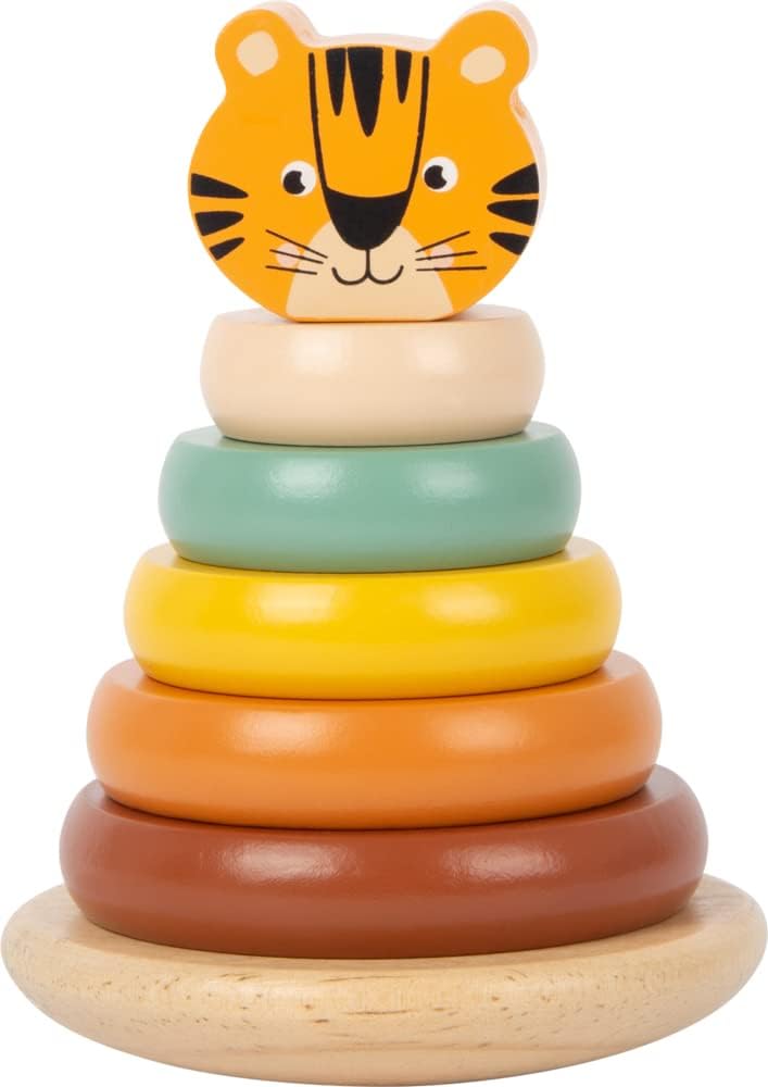 Small Foot 11706 Animals Toys, Multi-Coloured, Height: Approx. 14 cm Ø Approx. 9 cm